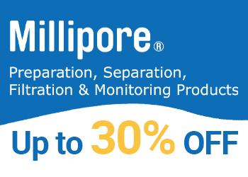 UP TO 30% OFF MERCK MILIPORE’S 30 MOST POPULAR LINES.