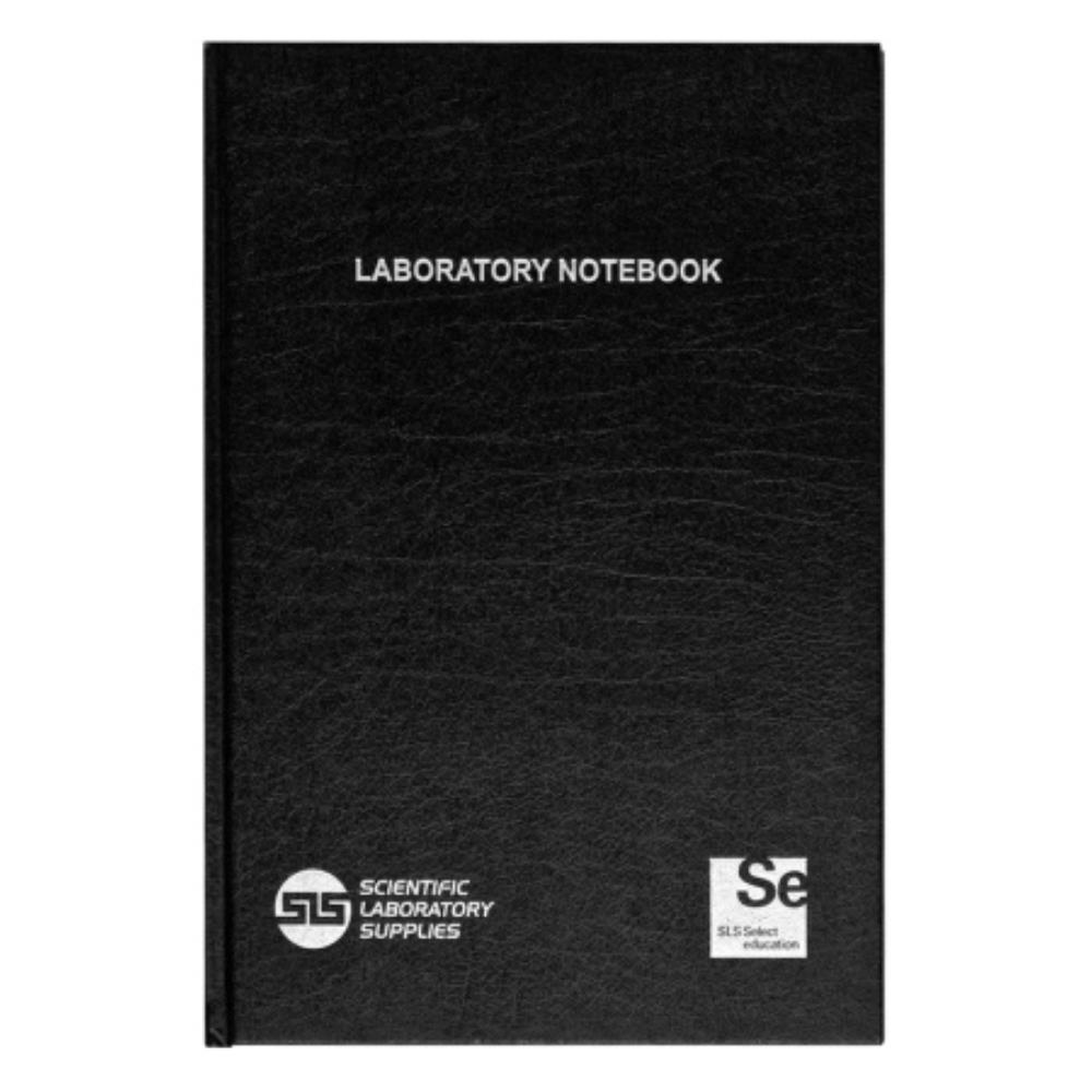 BookFactory Black A4 Lab Notebook - 96 Pages (5mm Grid Format) A4-8.27 - View #4